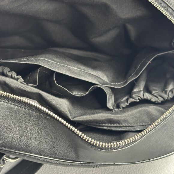 Coach Addison Tote Black Leather Diaper Bag Satchel Shoulder Crossbody F18374 - Picture 11 of 15